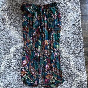 Floral Cargo Pants